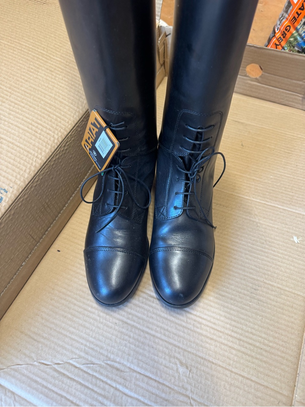 Ariat Heritage Field Zip Tall Riding Boot Full Calf, Size 8.5 NWB - Picture 6 of 11